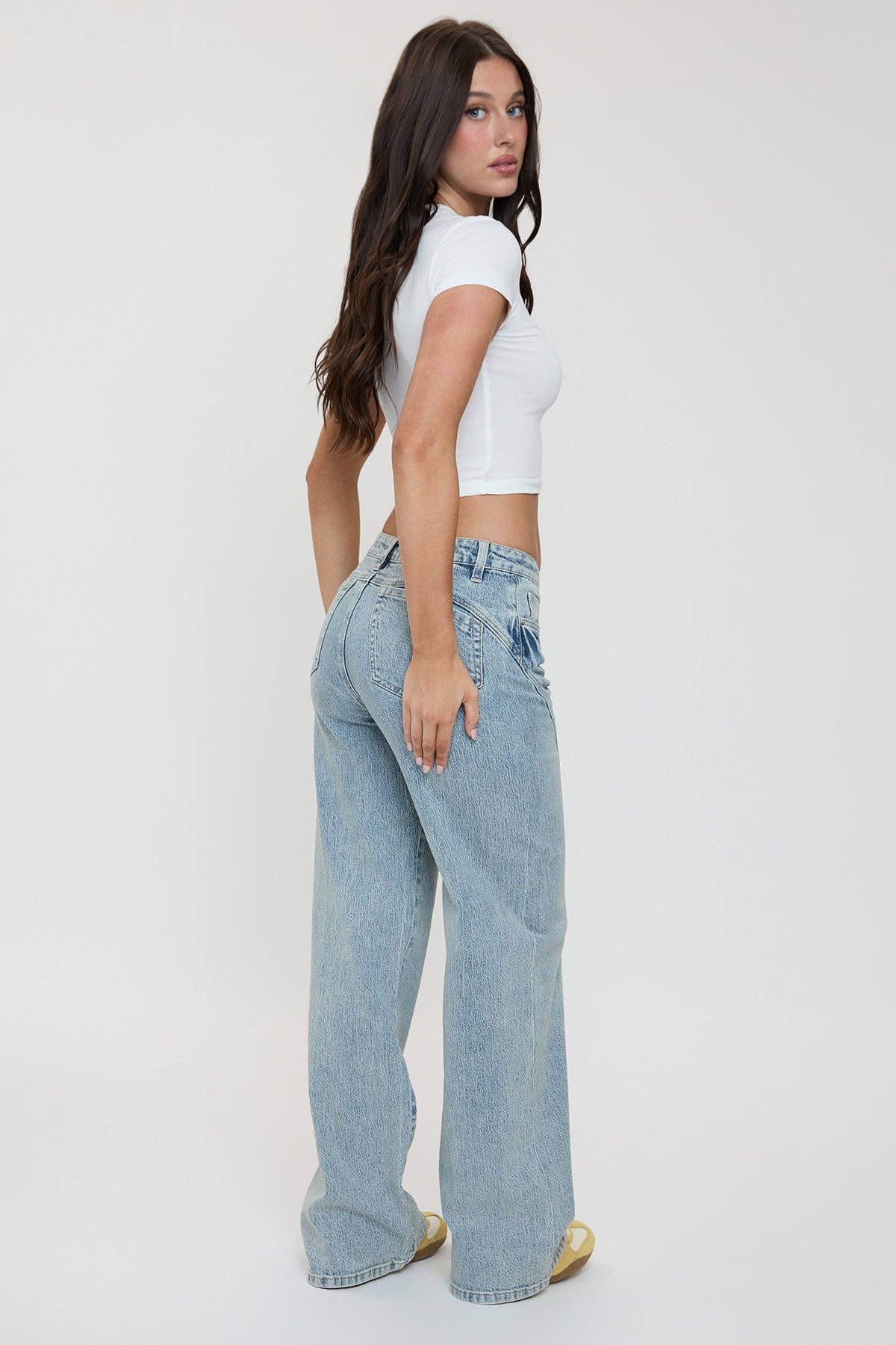 YMI – wholesale Jeans - Dam – Luxe Bella Sömdetalj Vida Jeans-P07319911