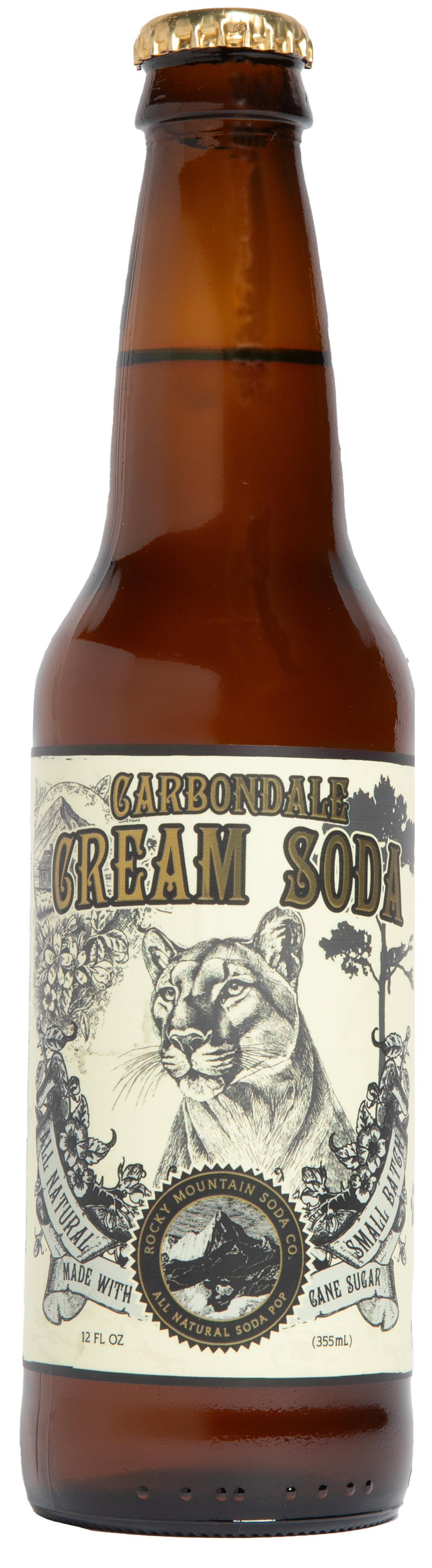 Rocky Mountain Soda - Wholesale Soda/Carbonated Drink - Carbondale Cream Soda Pop (BOTTLES ONLY)2