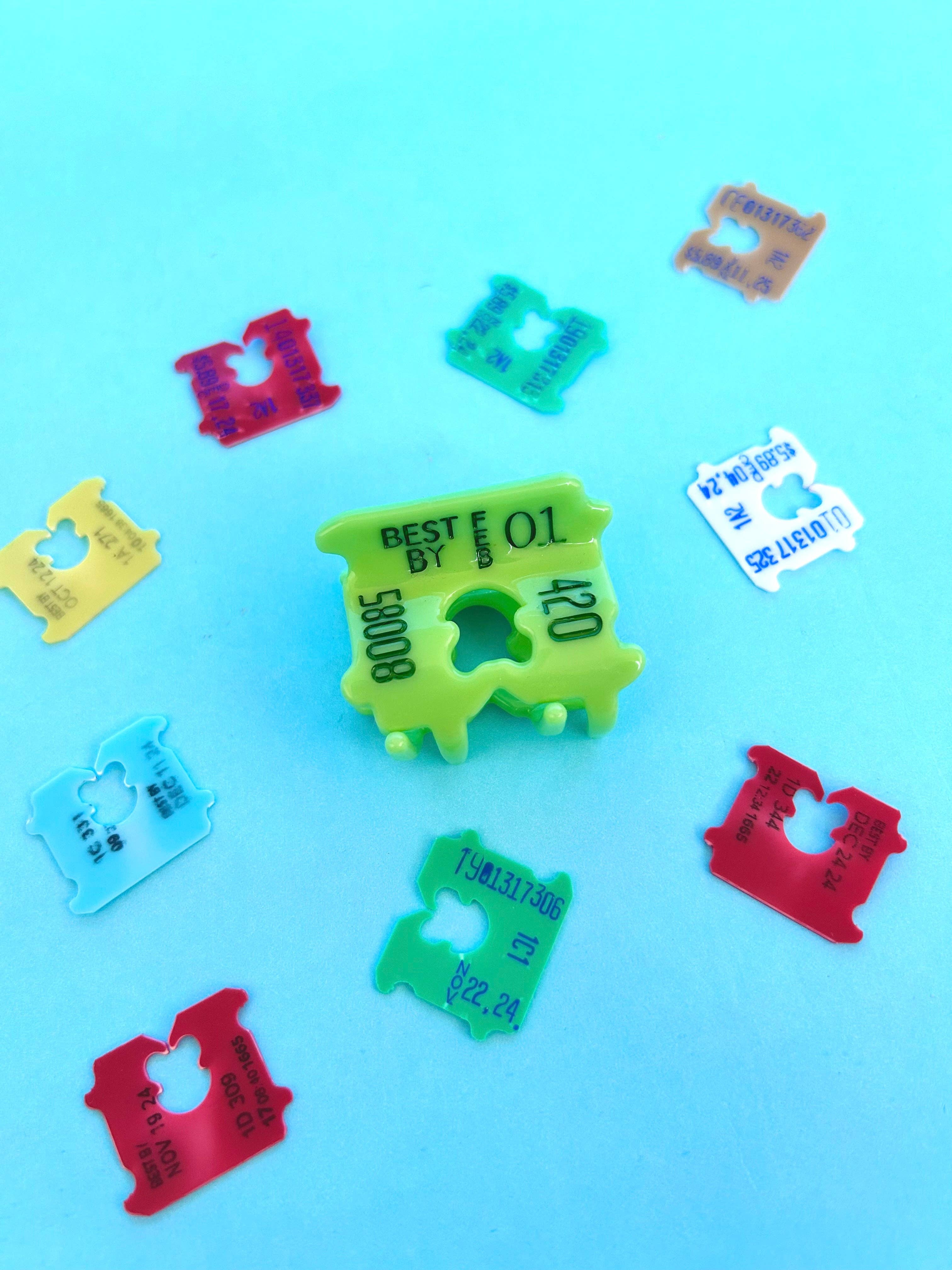 The Peach Fuzz - Wholesale Haaraccessoireset - Dames - Mini haarclip in broodclipstijl8