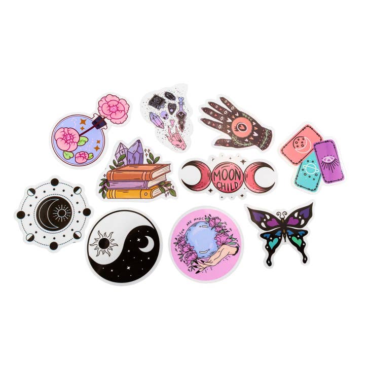 Down To Earth - Wholesale Sticker - Witchy Boho Stickers 10pk.3
