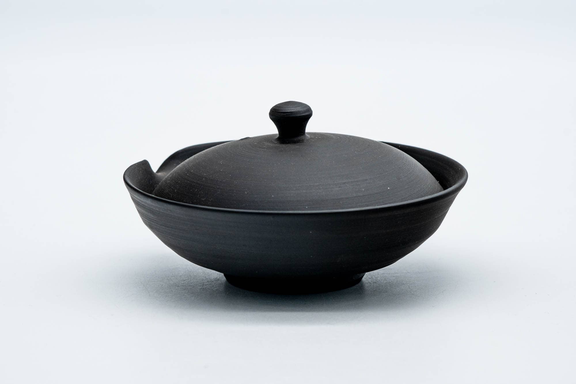 Tezumi - Wholesale Tea Pot - Japanese Shiboridashi - 玉光 Gyokko Kiln - Black Kokudei Tokoname-yaki Teapot - 30-50ml3