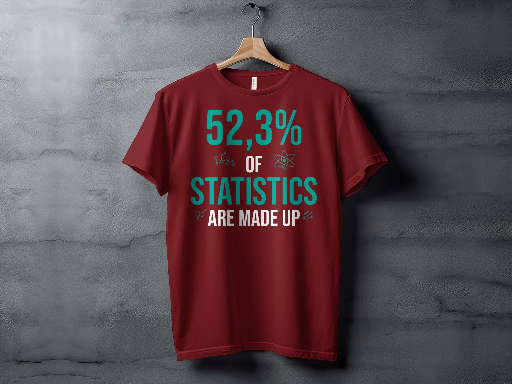 FreakyTeeFactory - Wholesale Screen Printed T-Shirt - Unisex - Unisex Statistics T-Shirt for Data Scientists, Math Geeks Tee, Funny Science Nerdy Shirt, Casual Teacher Apparel, Gift Idea29
