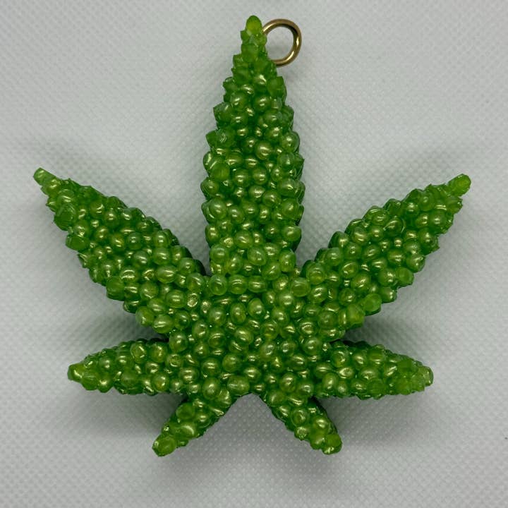How We Cope, LLC - Wholesale Car Freshener - Unisex - Small Pot Leaf Air Freshener with Adjustable Hanger