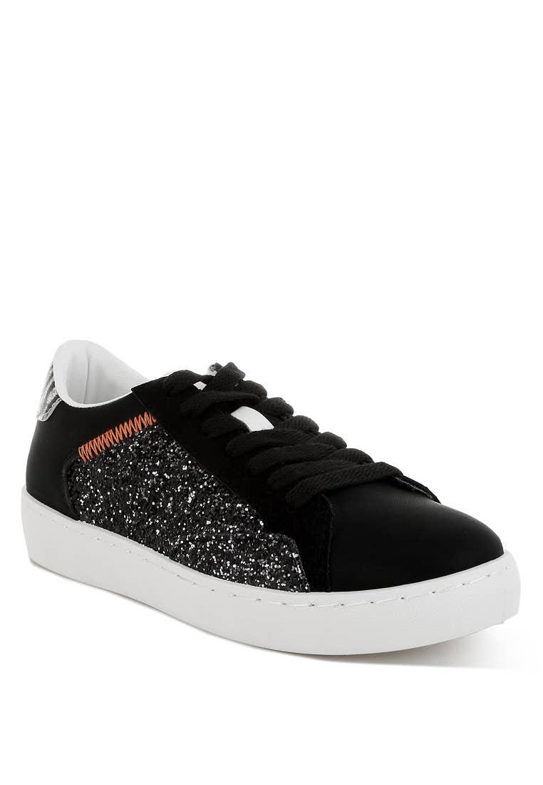 Rag Company - Vente Baskets tendance – femme - Espadrilles en similicuir à paillettes Cosmolight7