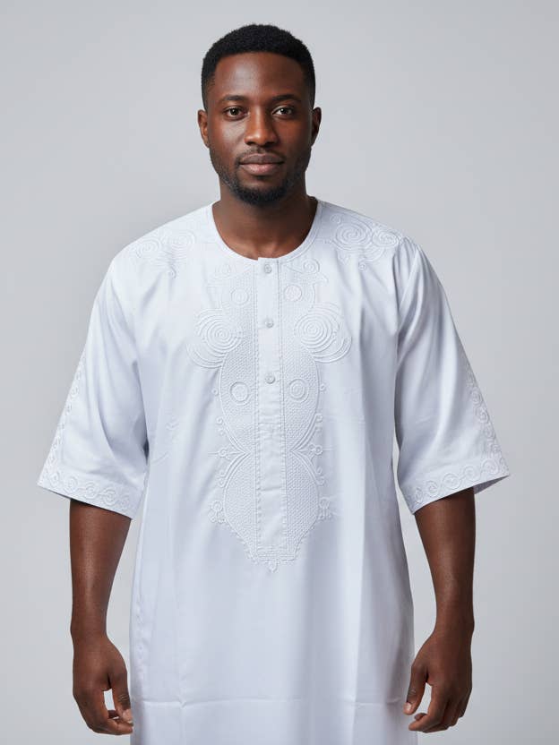 Tunika-Shirt//Herren/ Unisex/ Stickerei für den Großhandel von India Batik