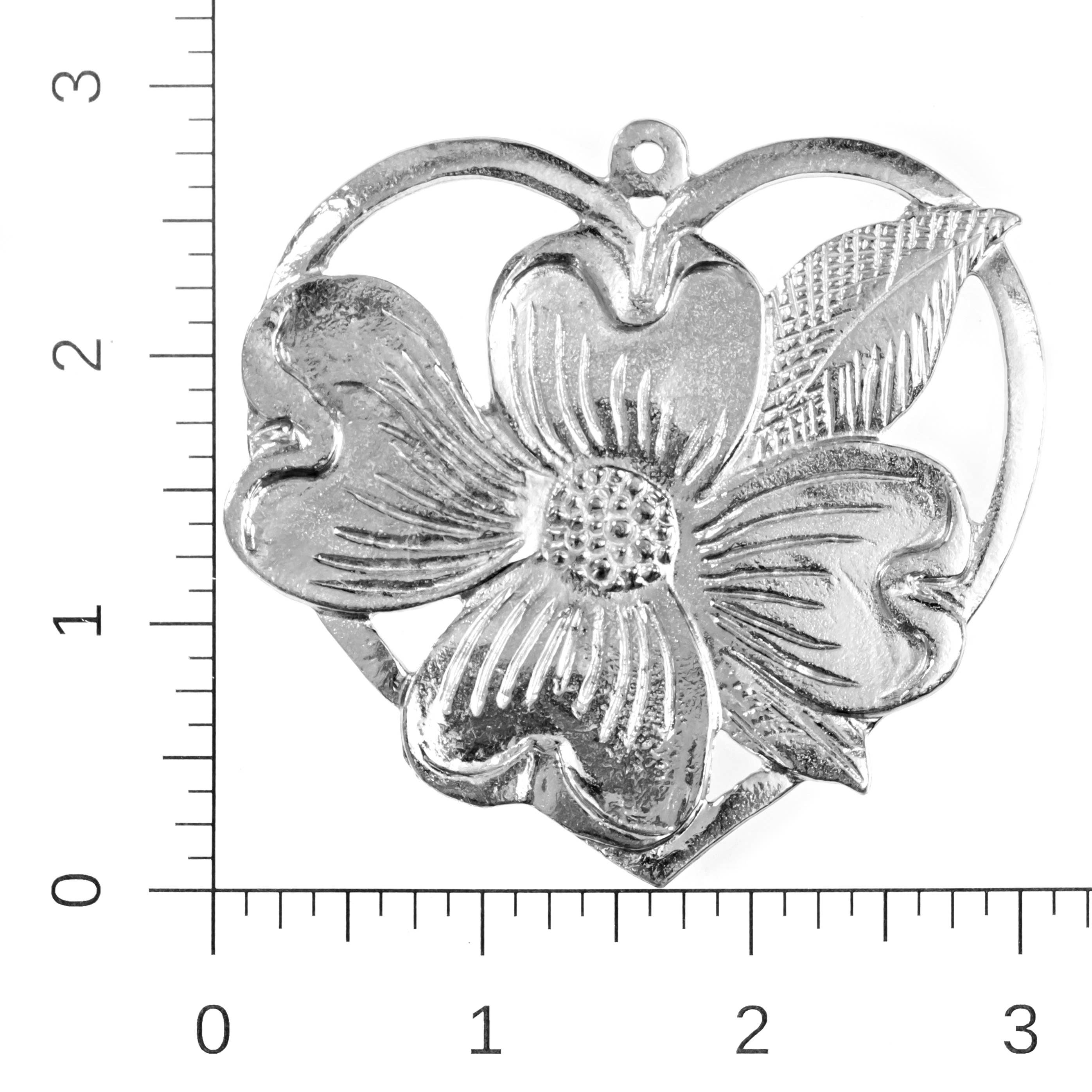 House of Morgan Pewter - Vente Objets de décoration - Cadeaux de fleurs de cornouiller - Ornements de cornouiller - Attrape-soleil fleur4