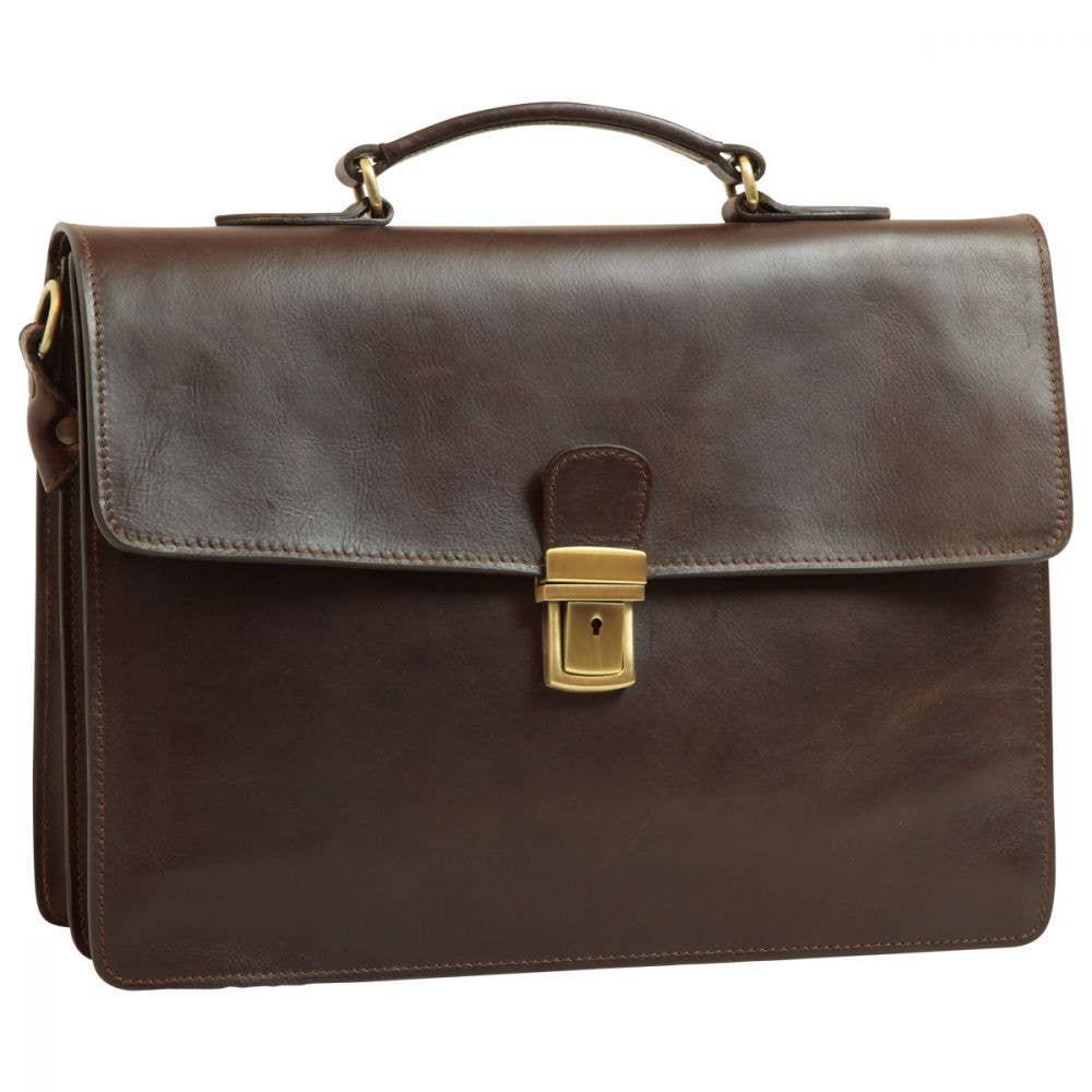 Old Angler Firenze - Wholesale Briefcase - Unisex - Leather Laptop Briefcase17