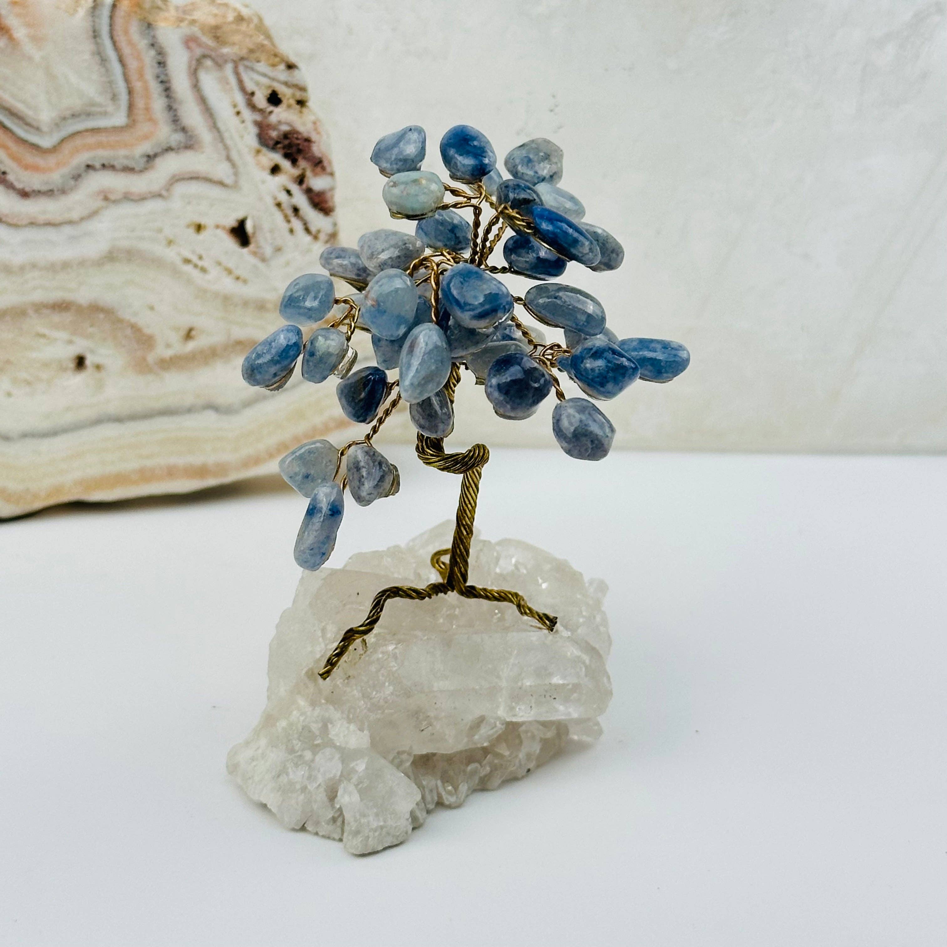 Rock Paradise - Wholesale Spiritual Stone/Crystal - Gemstone Tree on Crystal Quartz Cluster Base1