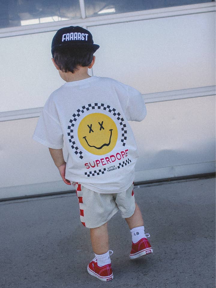 Little Trouble - Wholesale Screen Printed T-Shirt - Kids - Superdope T-Shirt2