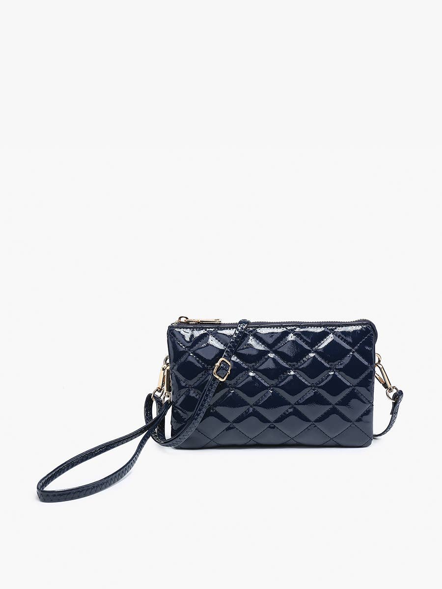 Jen & Co. - Vente Sac à bandoulière – femme - M013HG.QLT Riley Brillant Quilted Sac Bandoulière à 3 Compartiments3