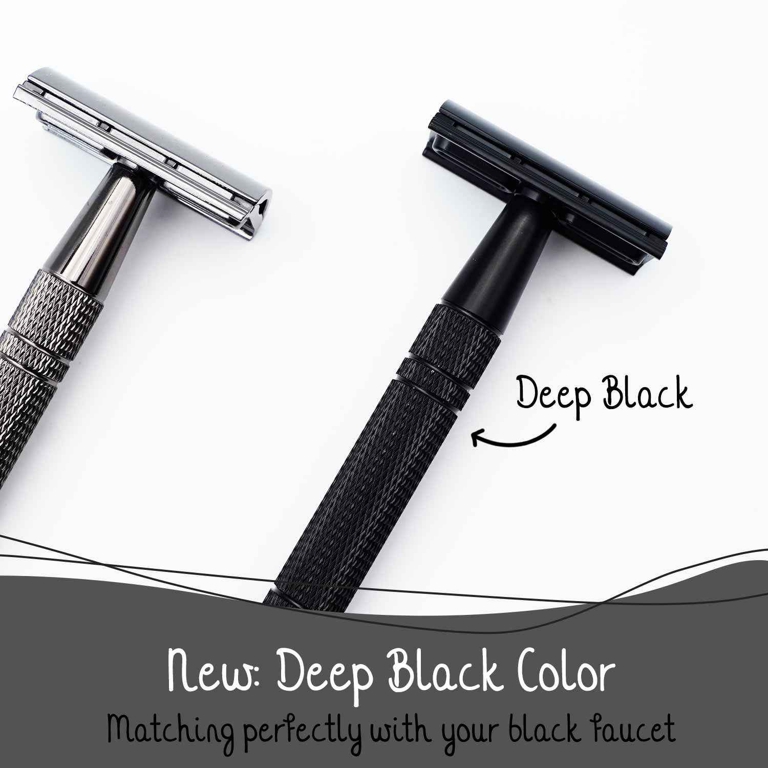 Bamboozy x Cosmeau - Wholesale Razor - Safety Razor Black Aluminium3