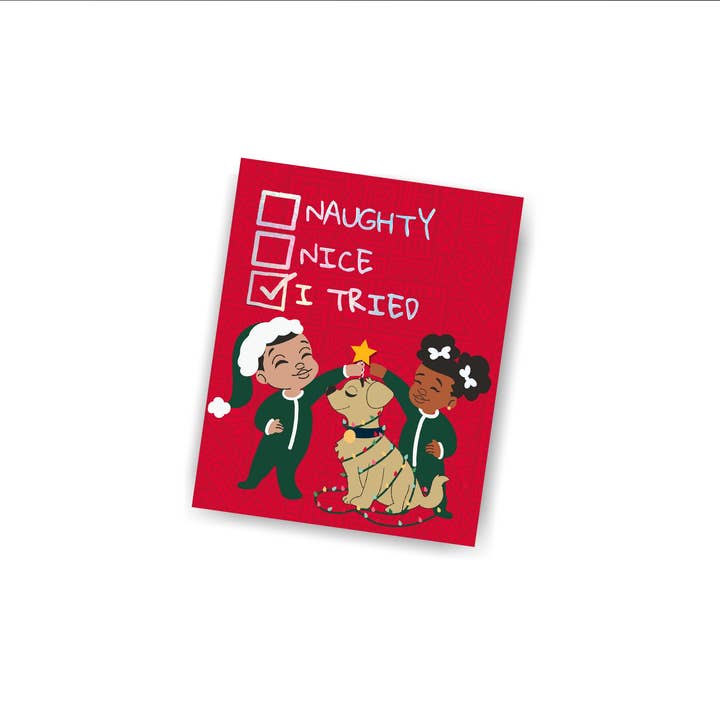 Black Paper Party - Wholesale Christmas Card - Snow Much Fun Holiday Cards4