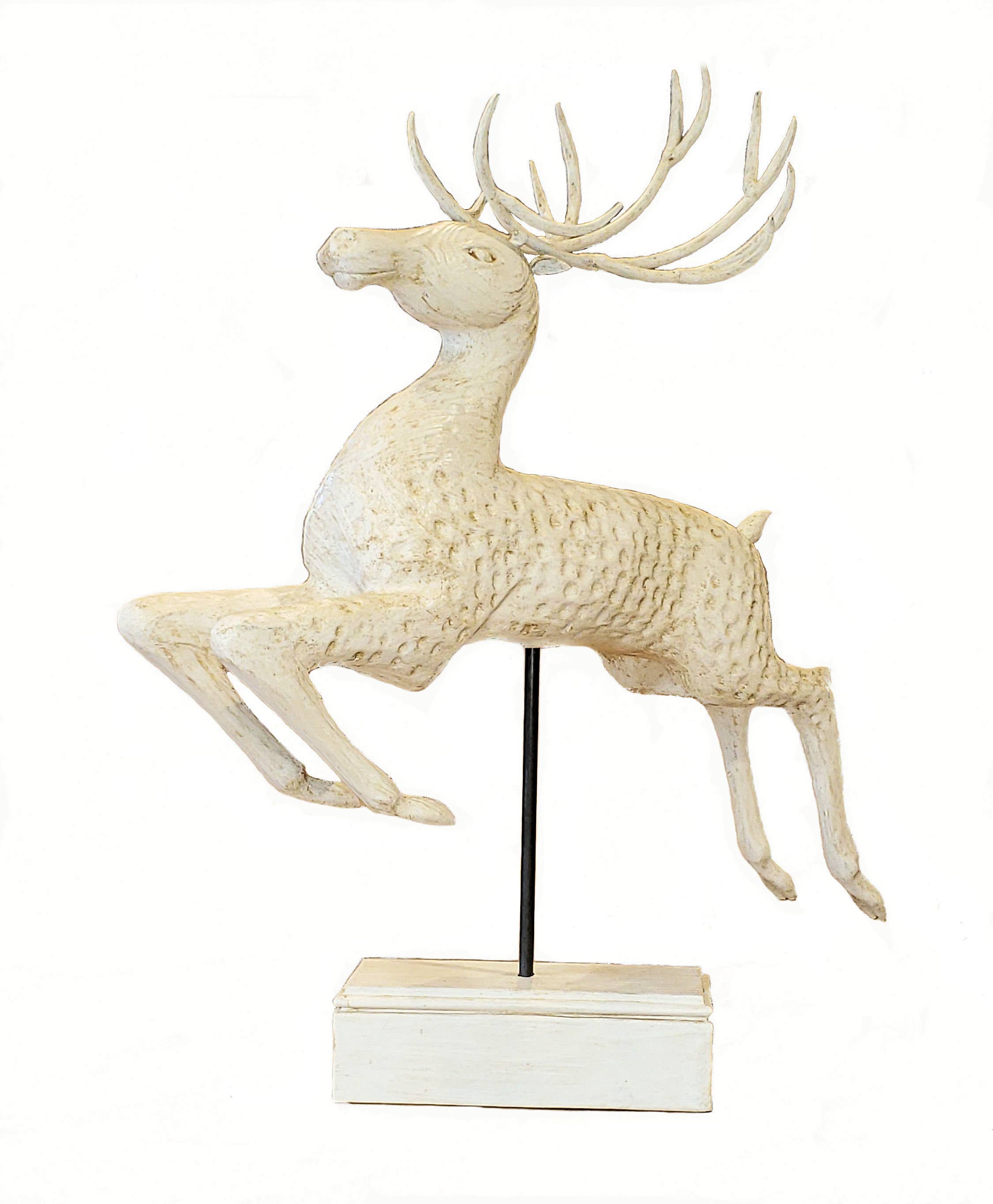 Three Points Design - Wholesale Sculpture - Leaping Stag - tabletop2