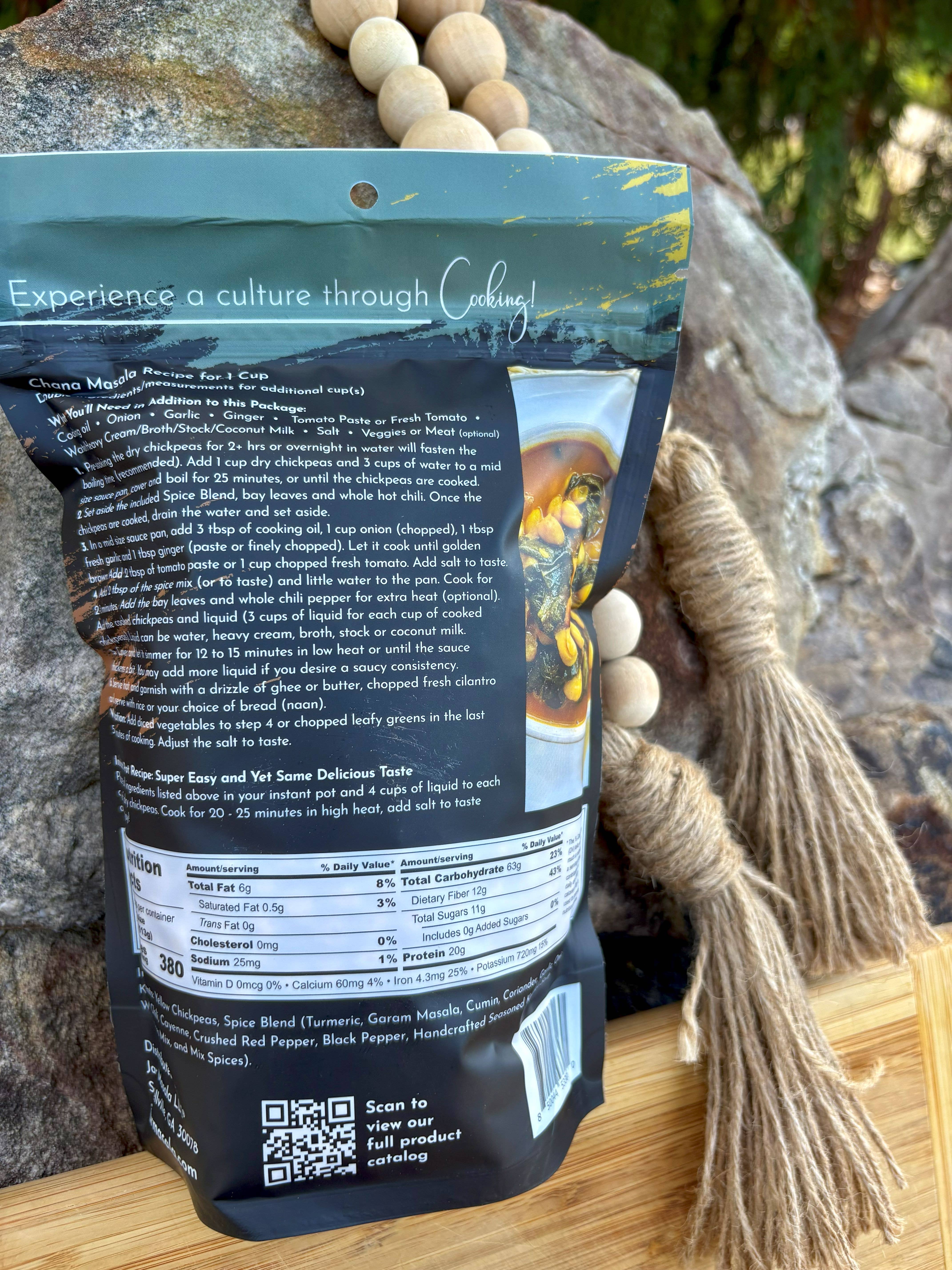 Jar Masala – wholesale Shelf-stable prepared meal – Chana Masala Meal Kit | Spice Mix Included4