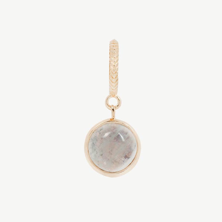 Hidden Star Charm in Moonstone for wholesale by Studio Grun