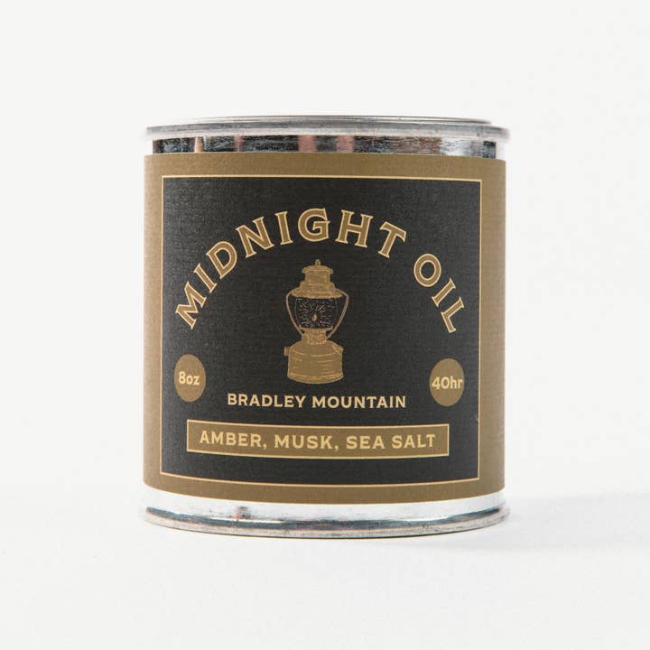 Bradley Mountain - Wholesale Travel Candles - Midnight Oil Travel Candle