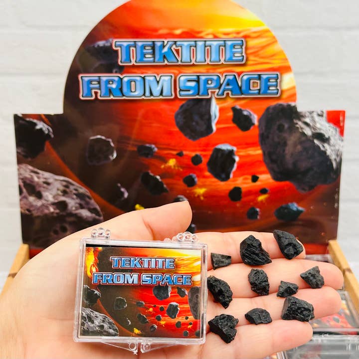 Rock Paradise - Venta al por mayor Piedras/cristales espirituales - Colección Crystal Tektite en una caja de muestras del espacio exterior5