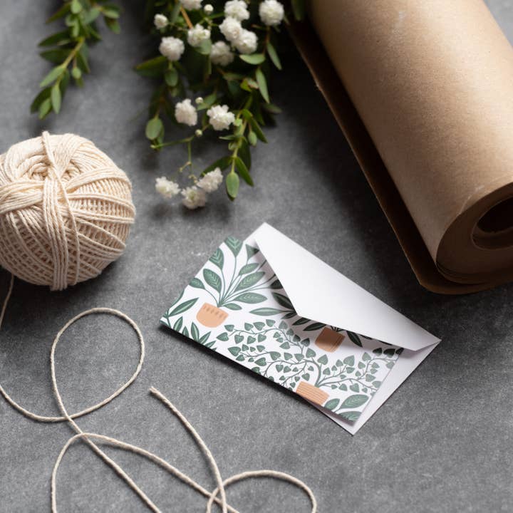 HAZELMADE® Tea Towels + Gifts - Wholesale Stationery/notecard set - House Plants Mini Note Set | Cards2