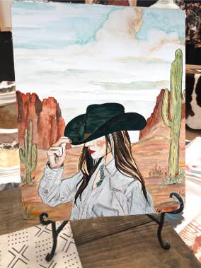 Cutting Board - Valley Girl for wholesale by DOLLY ESTELLE