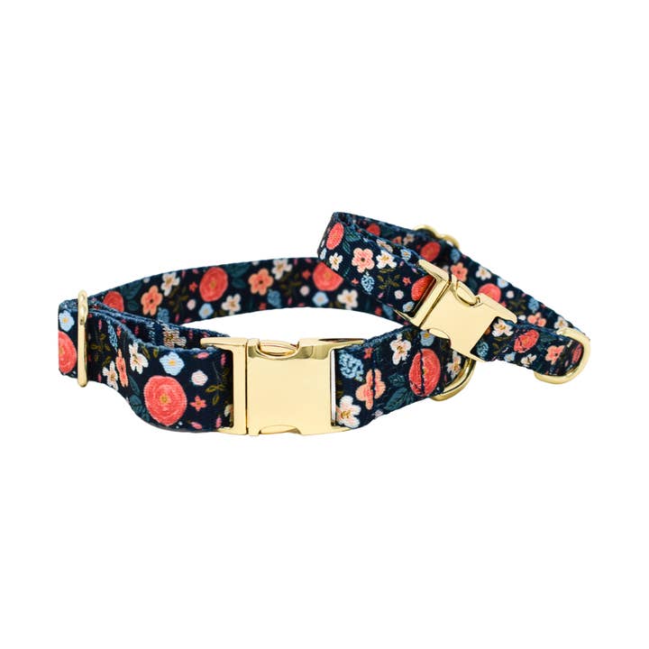 Riley hundhalsband | Blommig hundhalsband | Hundhalsband för wholesale av Pink Papyrus | Premium, Durable, & Stylish Dog Products
