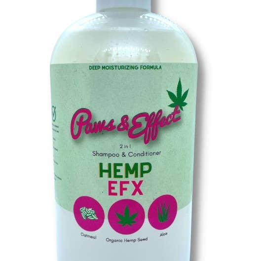 Hemp EFX 2-in-1 Shampoo & Conditioner For Pets | 160z -500ml for wholesale by Paws & Effect