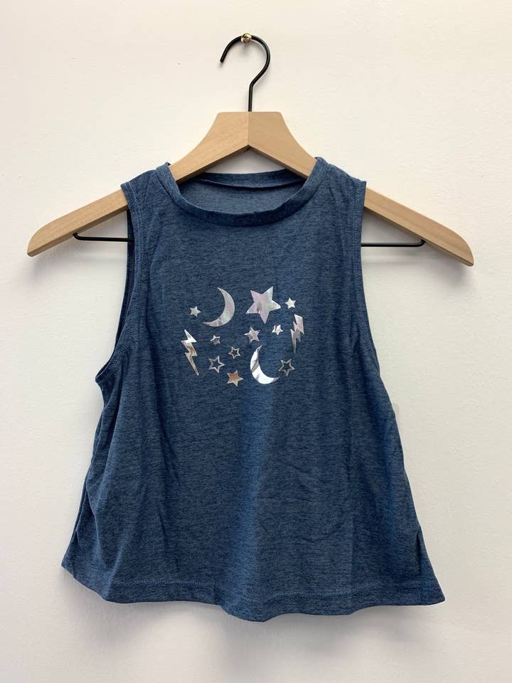 Camisole Bleu Galaxy pour la vente par Fanilu