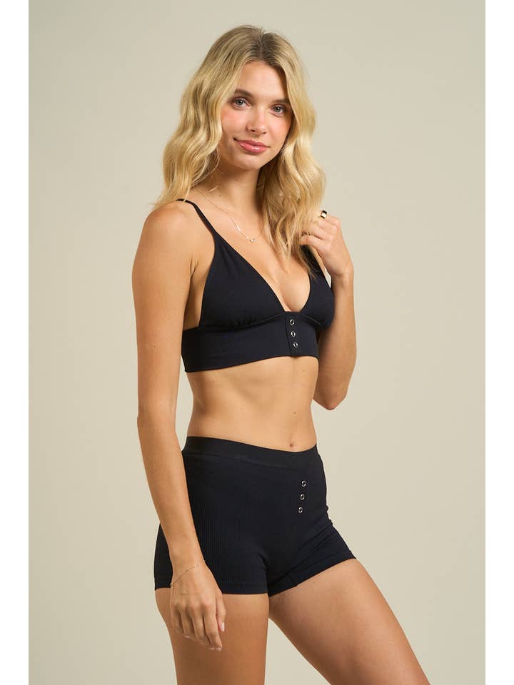 ANWND - Wholesale Top & Short Set (NOT Loungewear) - Women's - 55461SET TRIANGLE BRALETTE AND SHORTS SET17