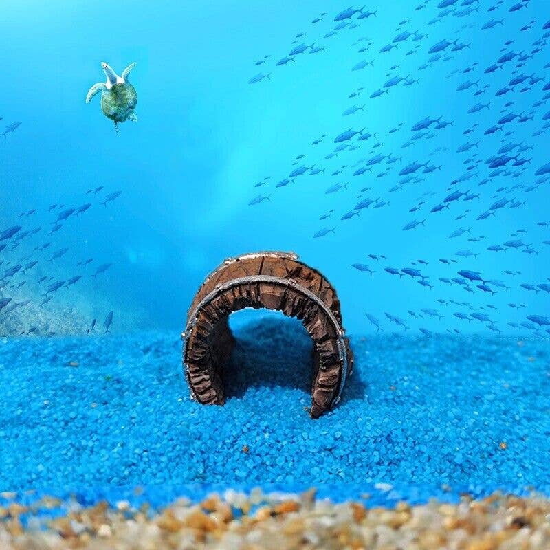 Haengseongworkshop - Wholesale Decorative Tabletop Object - Small Size Aquarium Decoration House Cave For Fish Tank 3.5cmX5cmX3cm Aquarium Caves & Shelters1