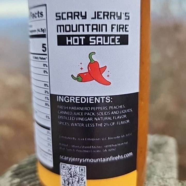 Scary Jerry's Mountain Fire Hot Sauce - Wholesale Hot Sauce - Scorpion Hollow Habanero Hot Sauce4