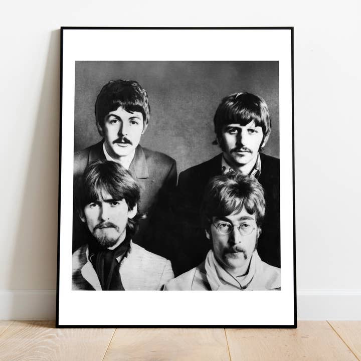 Star Editions – wholesale Art print – The Beatles - Black And White High Contrast - Art Print