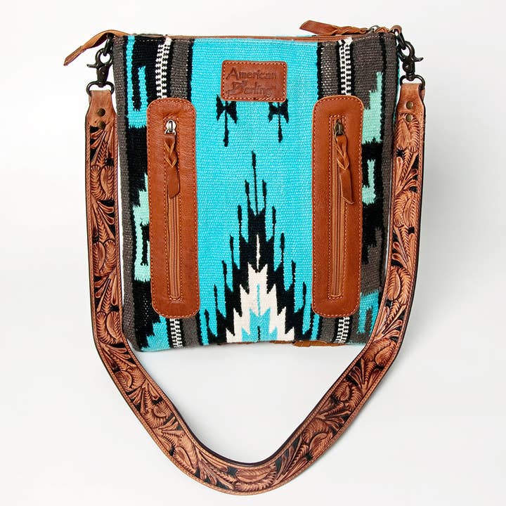 LS Western - Wholesale Crossbody Bag - Women's - ADBGZ125 Saddle Blanket