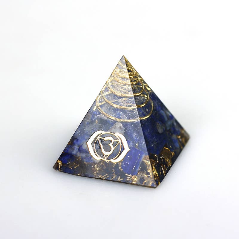Gemcohub - Wholesale Spiritual Stone/Crystal - Crystal Gravel Pyramid Epoxy Ornaments1