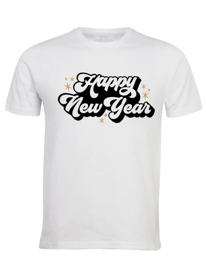 Retro Happy New Year for wholesale by Busy Brees Creations LLC