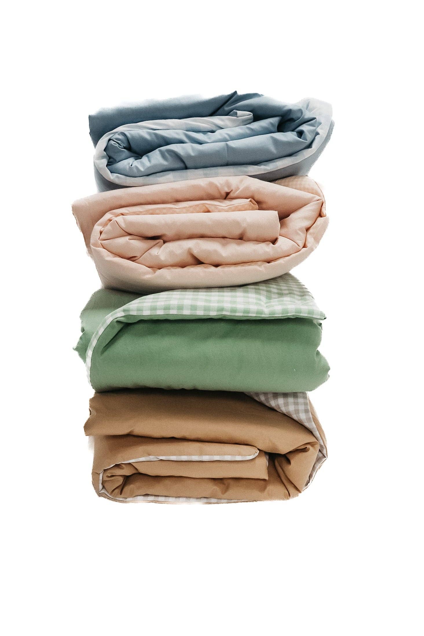 Little Mae and Co - Vente Courtepointe - Enfant et bébé - Couverture matelassée en vichy châtaigne5