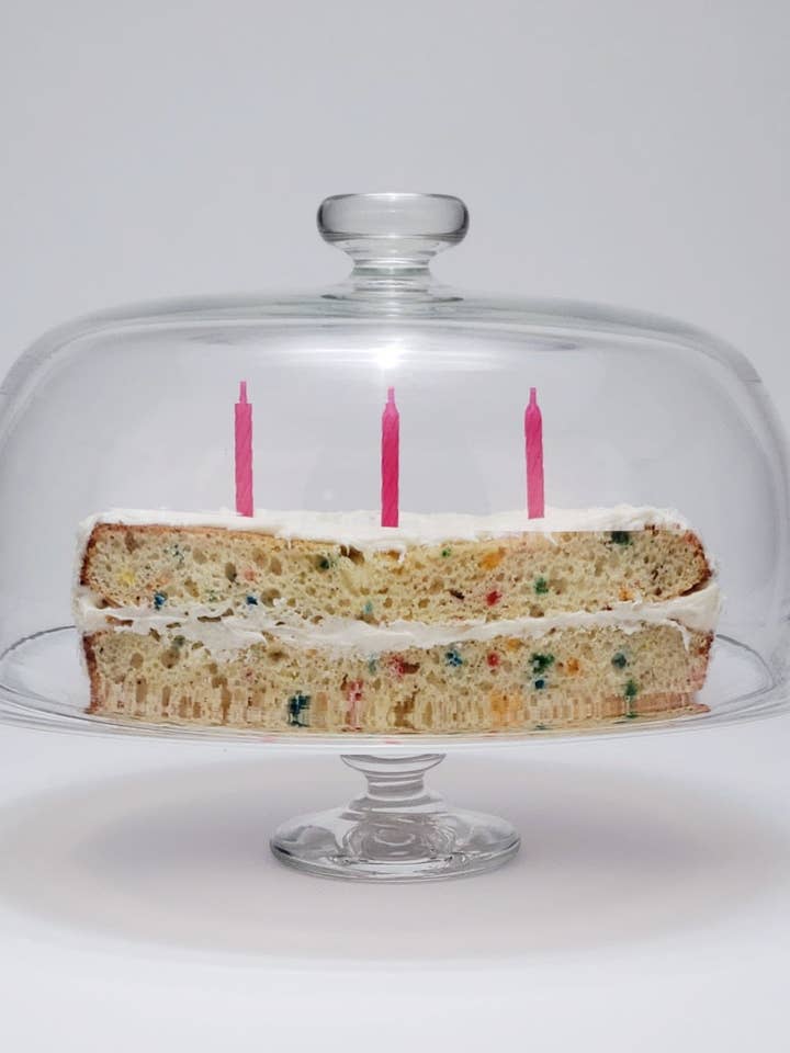 Footed Serving Plate with Cloche Set for wholesale by furthurdesign