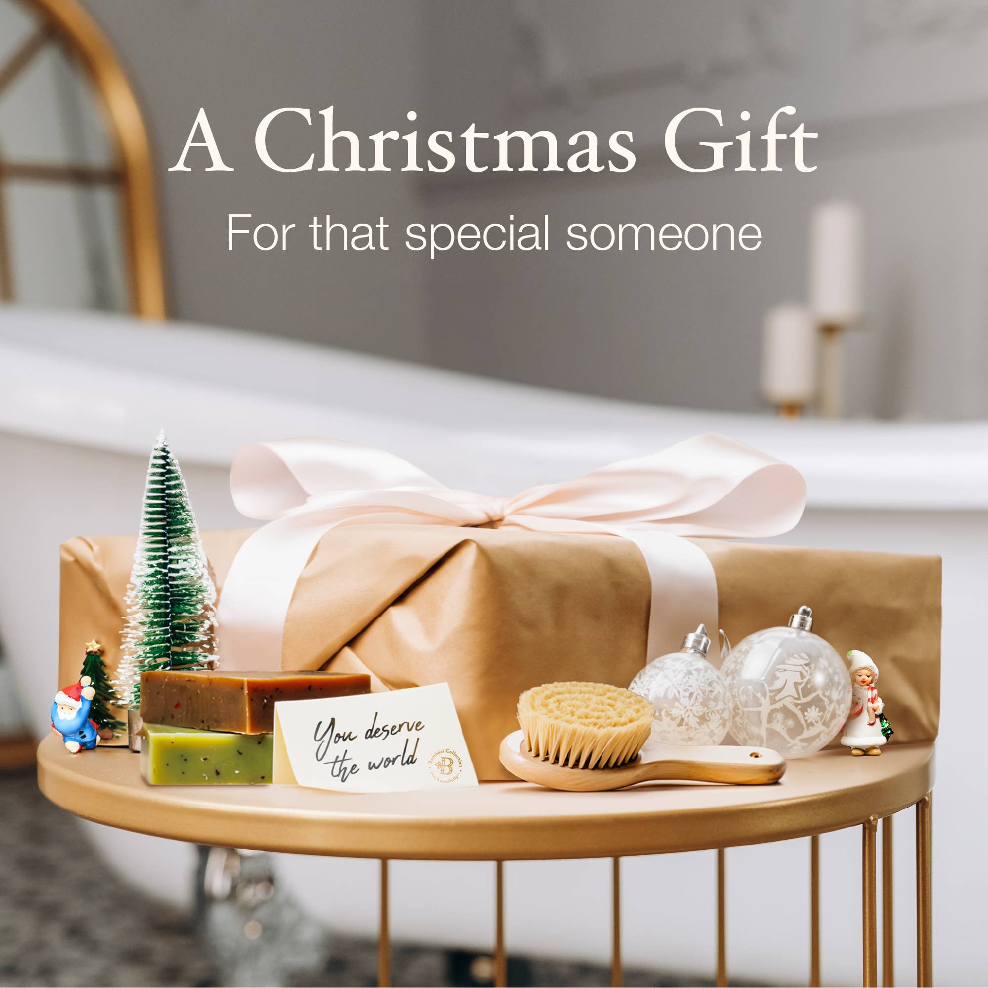 Bambusi - Wholesale Bath Caddy - Bamboo Bathtub Tray for Tub - Expandable Bath Tray for Tub2