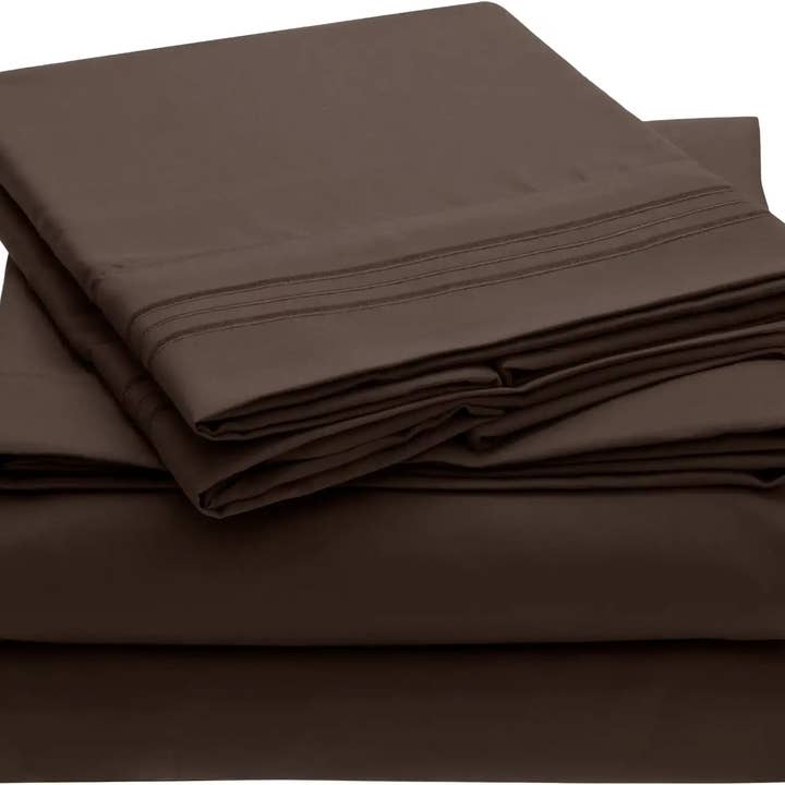 Sunshine Home Textile - Wholesale Sheet Set - 2100 Series Sally Collection 4 Piece Sheet Set - Queen