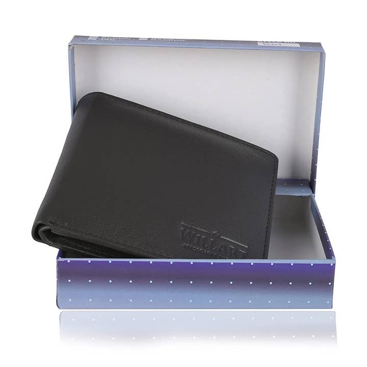 Mens RFID Bifold Wallet | Leather Wallets for Men | RFID Blocking | Genuine Leather for wholesale by AK INTERNATIONAL