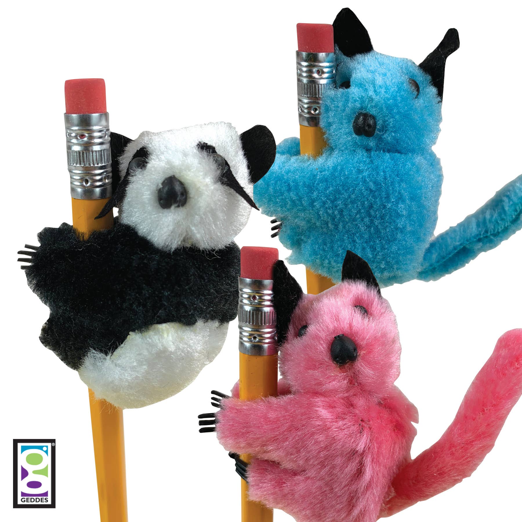 Geddes - Venta al por mayor Peluche - Niños y bebés - CLIP DE ANIMAL DE FELPA ANIMAL DE PELUCHE CON CLIP 24/BOLSA6