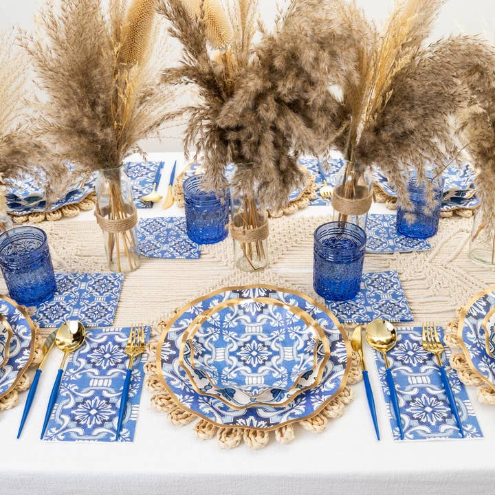 Sophistiplate - Wholesale Disposable Napkin - Moroccan Nights Paper Cocktail Napkin/20pk11