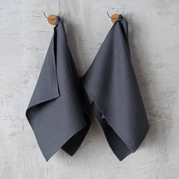 TOALLAS DE MANO LARA X2, VERDE AZULADO para venta al por mayor de LinenMe