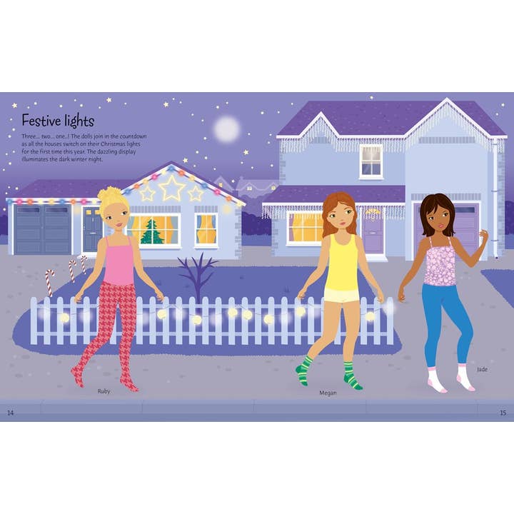 HarperCollins - Wholesale Coloring & Activity Book - Kids & Baby - Sticker Dolly Dressing Winter Wonderland : Usborne4