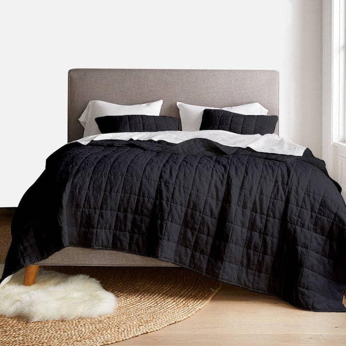 The Tangerine Store – Großhandel Bettwäsche-Set – Kastenstich - Leinen-Baumwoll-Steppsets47