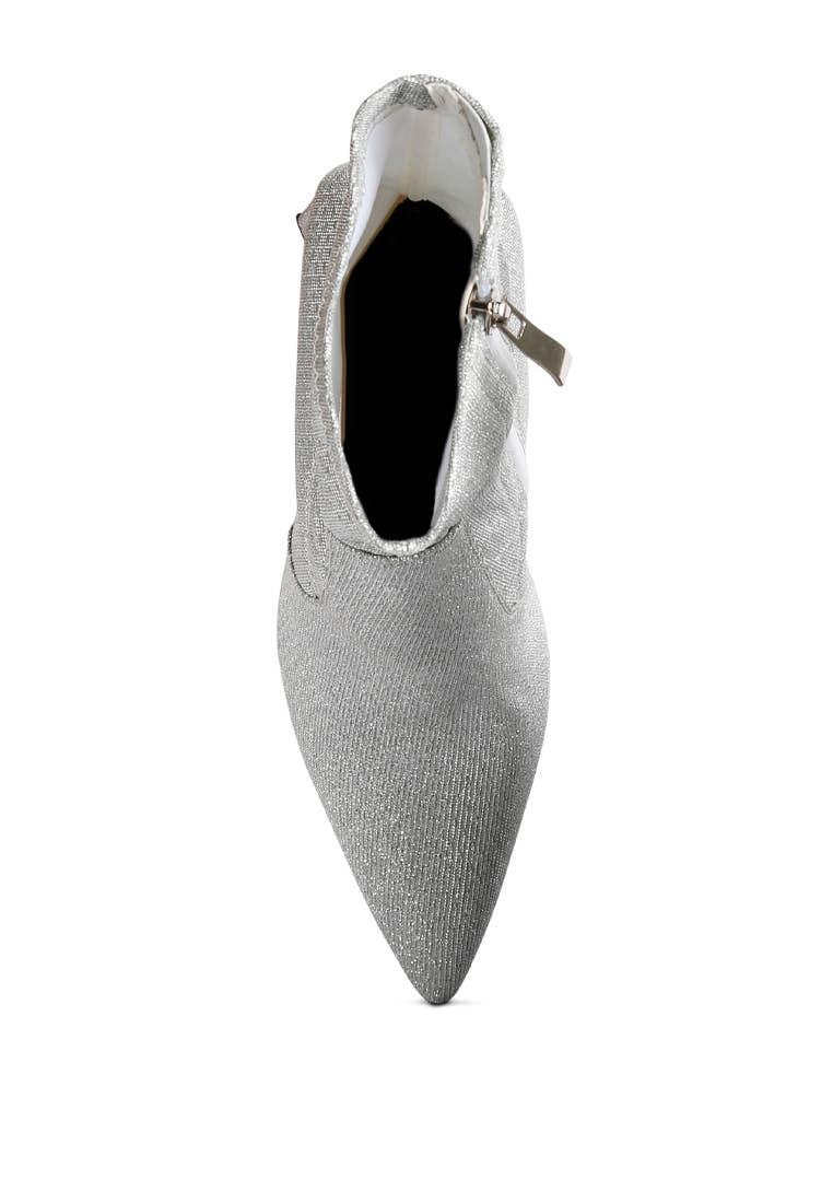 Rag Company - Wholesale Booties - Women's - Hustlers Shimmer Block Heeled Ankle Boots7