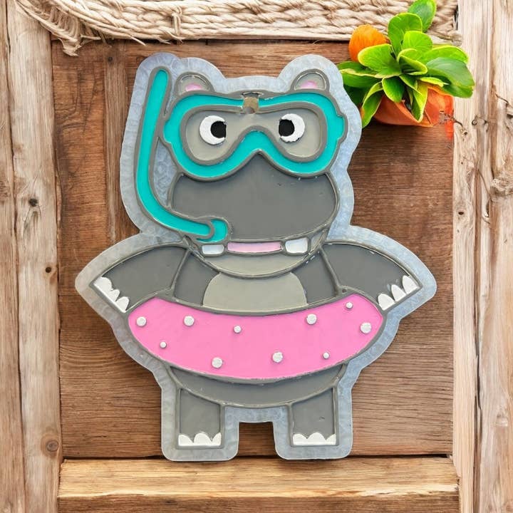 Bug and Bean Freshies - Wholesale Car Freshener - Women's - Henrietta The Hippo Freshie