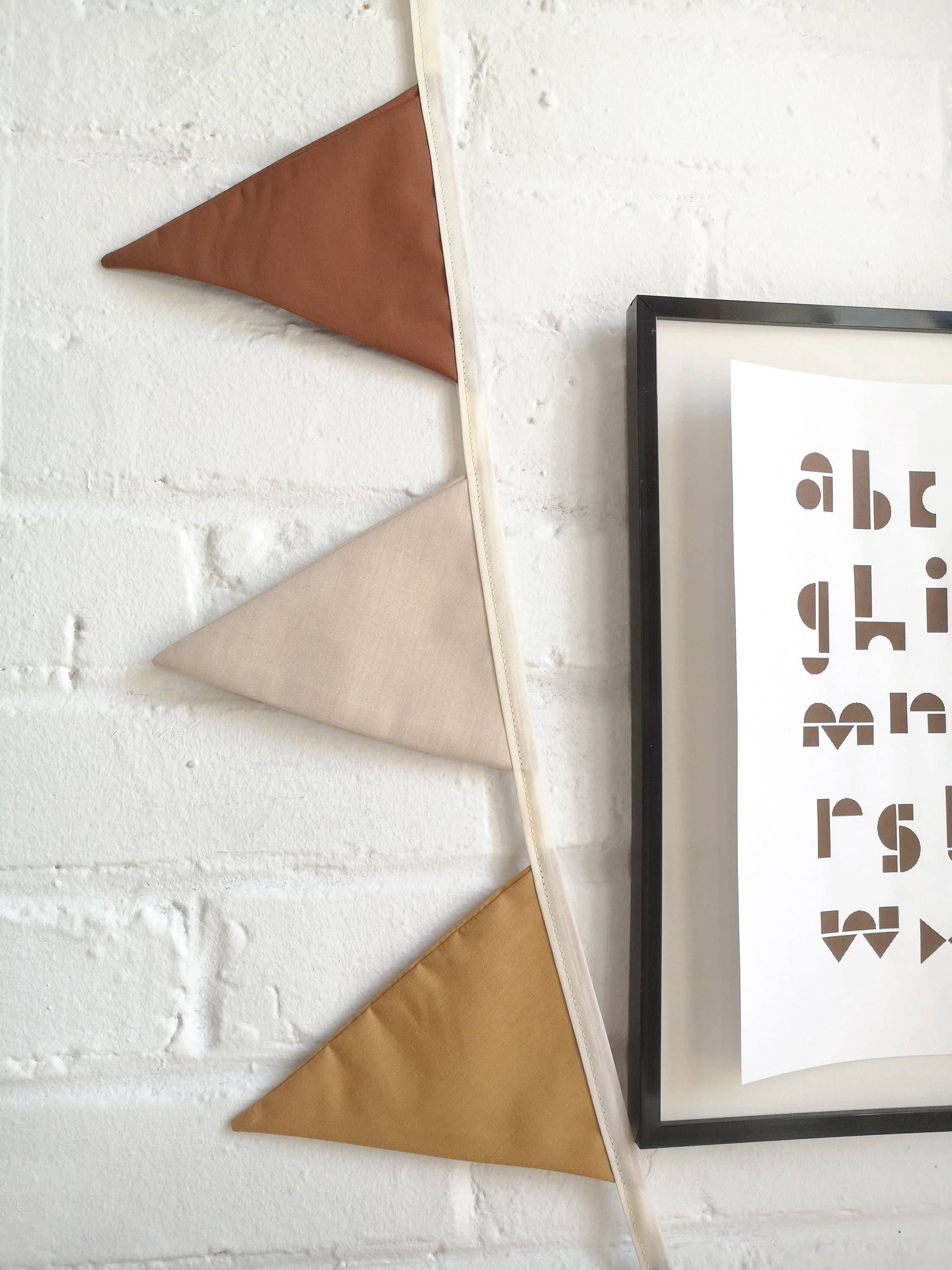 The Butter Flying - Wholesale Bunting/Garland - Woodland fabric flag garland for children's bedroom4