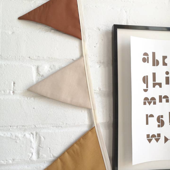 The Butter Flying - Wholesale Bunting/Garland - Woodland fabric flag garland for children's bedroom4