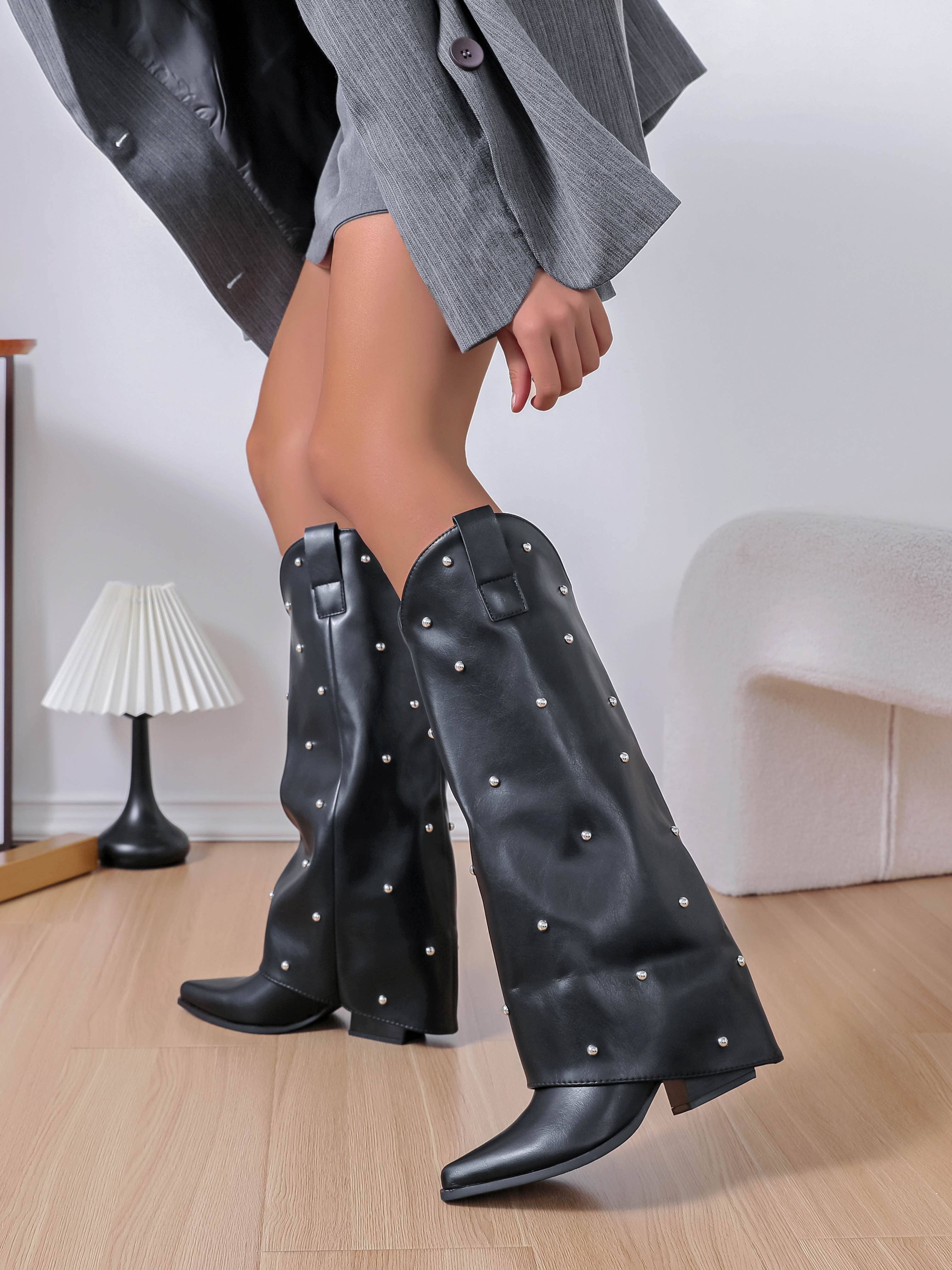 ISABAC - Wholesale Cowboy Boots - Women's - Stivali Texani - 6907 Nero2