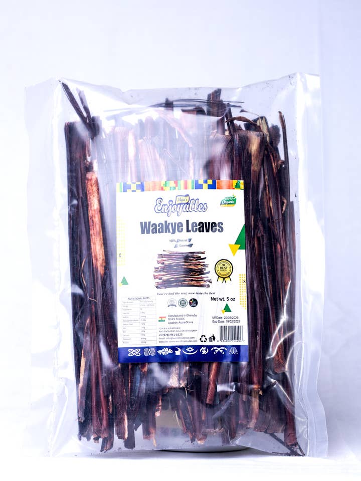 Folhas de Sorgo Secas (Folhas de Waakye) por atacado de Mya's Enjoyables