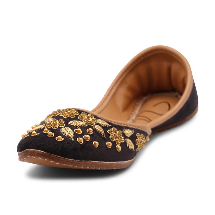 Taj Talab - Black Jutti for wholesale by Ujaala